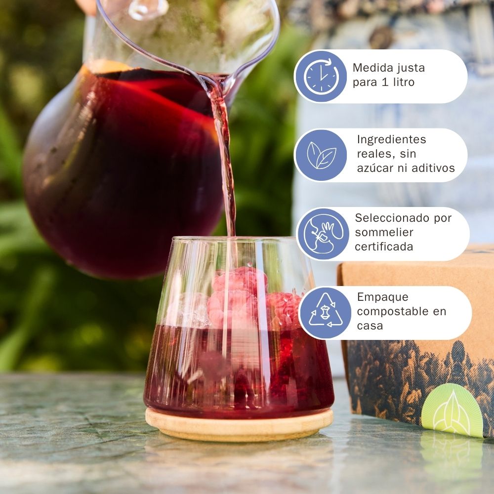 Pack Té Frío Anâmaya – Cold Brew Natural (5 sabores, 10 bolsitas, 10 L)