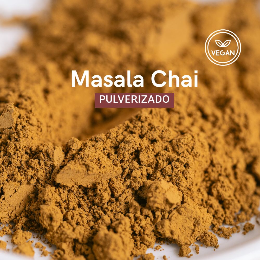 Chai Masala en Polvo – 100% Natural, Sin Azúcar ni Lácteos