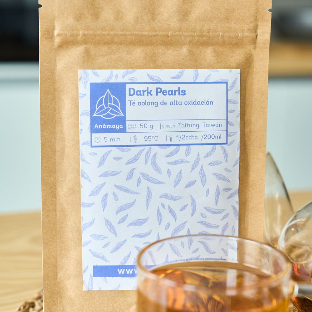 dark pearls té oolong de alta oxidación
