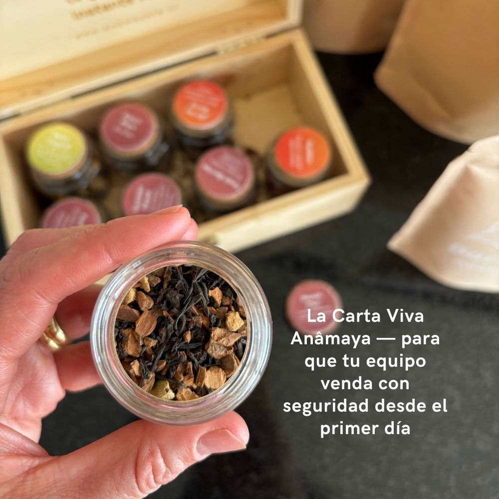 Carta de té para cafeterías