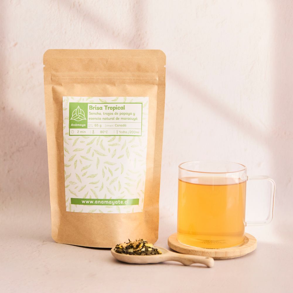 Té verde con papaya