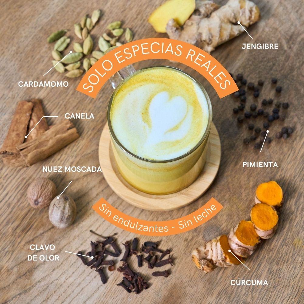 Especias golden milk anamaya