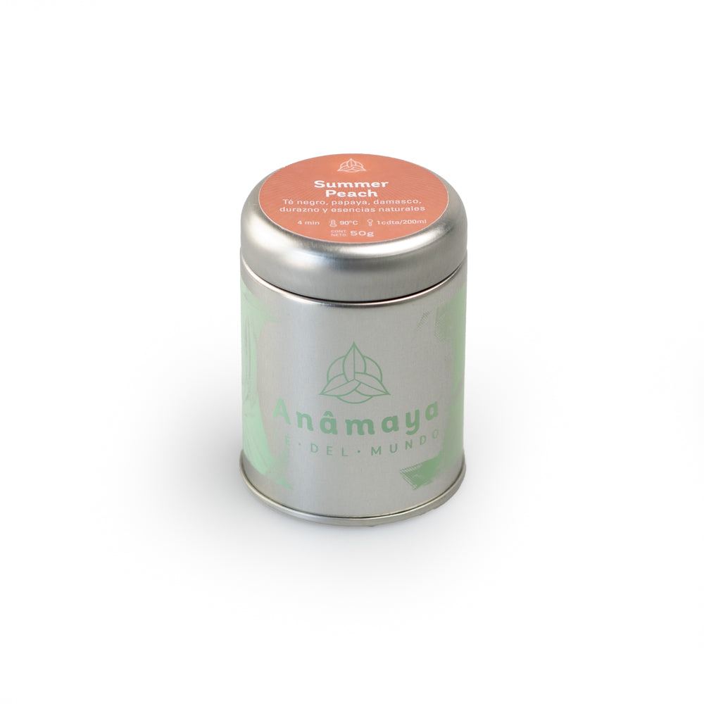 summer peach en lata serigrafiada