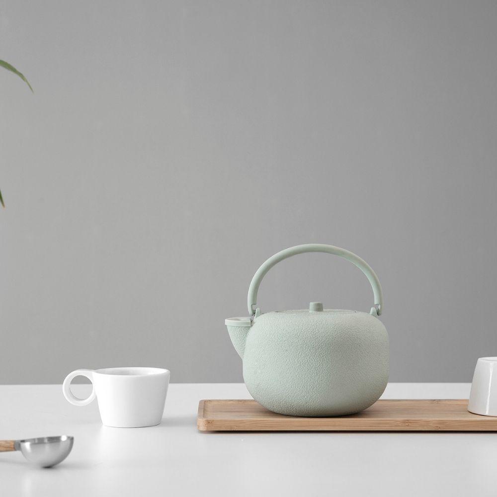 Tetera de hierro con esmalte interior